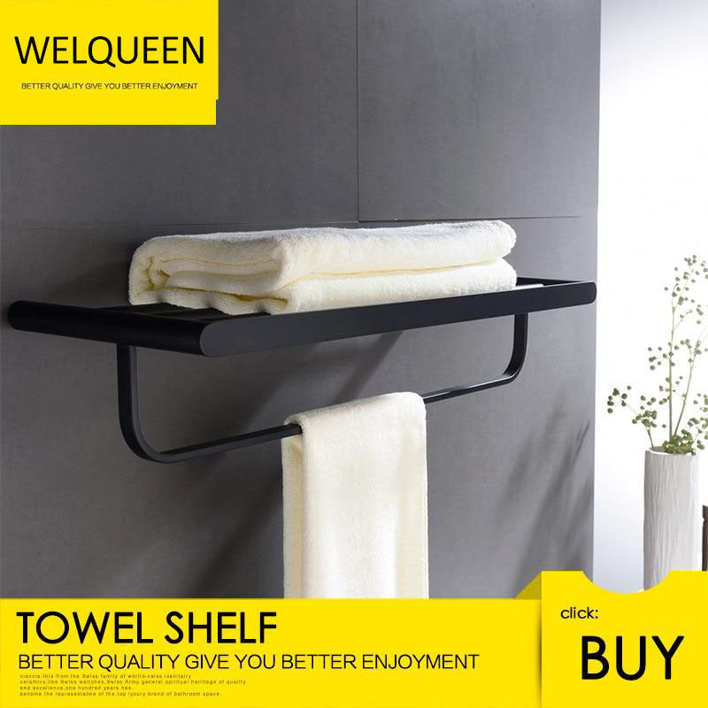Free Shipping 304 Stainless Steel Fashion Innovation Quality Wall Mounted Towel Rail Kitchen Bathroom Towel Rack - WELQUEEN