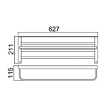 304 Stainless Steel Fashion Innovation Quality Wall Mounted Towel Rail Kitchen Bathroom Towel Rack