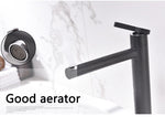 Black Finish Brass Deck Mount Bathroom Faucet Vanity Vessel Sinks Mixer Tap Cold And Hot Water Tap