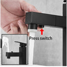 Brass Basin Faucet Multi-Functional Stretch Faucet Hot And Cold Water Pull Out Sink Faucet