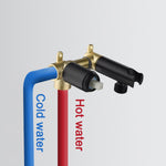 Brass Bidet Sprayer Set Hot and Cold Water Toilet Sprayer Kit Hand Held Bidet Sprayer Diaper Sprayer Shattaf
