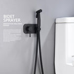Brass Bidet Sprayer Set Hot and Cold Water Toilet Sprayer Kit Hand Held Bidet Sprayer Diaper Sprayer Shattaf