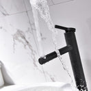 Brass Black Basin Faucet Bathroom Sink Faucet Pull-Out Wash Basin Sink Taps Deck Mounted 360 Degree Rotate Basin Mixer