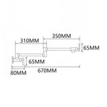 Brass Double Switch Folding Faucet Advanced Rotating Kitchen Faucet Wall Mounted Cold Water Tap