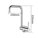 Brass Kitchen Tap Copper Rotating Folding Faucet Brushed Nickel Under Mounted Kitchen Sink Faucet