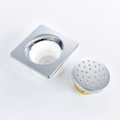 Chrome Round/Square Shower Body Jets Rainfall Spray Spa jet Water Saving in Wall Can Be Adjustable For Bathroom
