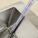 Stainless Steel Brushed Nickel Under Mounted Hand Make Single Bowl Kitchen Sink With Faucet For Kitchen