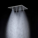 Rainfall Shower Head 3 Color LED Chrome Water Saving Shower Head Stainless Steel Fixed Shower Head