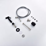 Stainless Steel Black Metal Kitchen Spray and Faucet Sprayer With Hose and Head Accessory for Kitchen Sink Washing