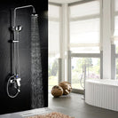Stainless Steel Chrome Bathroom Faucet With LED Digital Display No need Battery Shower Mixer For Bathroom Washroom