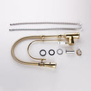 Brass Body Revolve Two-Way Washing Mounting Hardware G3/8" For The Kitchen Sink Faucet