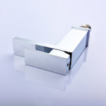 Brass Body Square Hot and Cold Water Single Hole Single Handle Basin Faucet