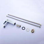 Brass Body Square Hot and Cold Water Single Hole Single Handle Basin Faucet