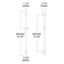 Brass Gold Metal Shower Sliding Bar With Height Adjustable for Bathroom with Shower Head Shower Hose