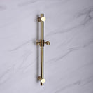 Brass Gold Metal Shower Sliding Bar With Height Adjustable for Bathroom with Shower Head Shower Hose