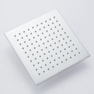 Brass Chrome 8 Inches Square Rain Shower Head Pressurized Shower Head Powerful Spray Top Shower With Silicone
