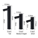 Copper Automatic Sensor Faucet Basin Single Cold Black Faucet Hot Smart Sensor Infrared Hand Washing Basin Faucet