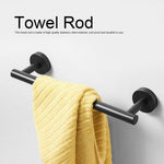 Bathroom Towel Bar | Stainless Steel Towel Bar Holder | Single Towel Rod