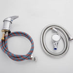Spa Beauty Salon Shampoo Bowl Sink Hair Salon Bath Accessories Bathroom Hot Cold Faucet Spray Hose Replacement Set