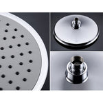 Round Single Handle Mixer Tap With Top Spray Hand Shower Rain Shower Faucets Set Wall Mount Bathroom Shower Set
