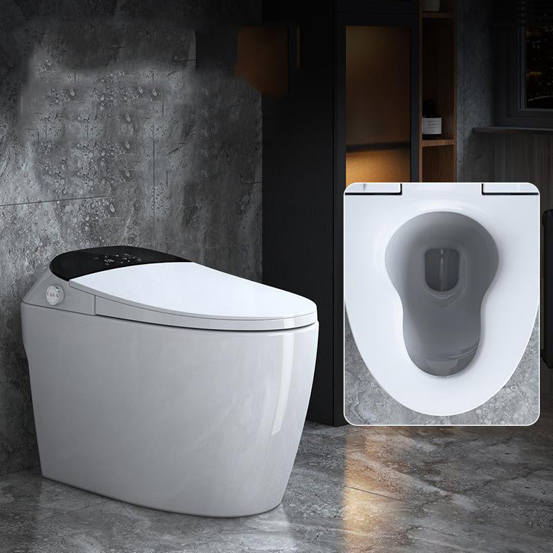 Automatic Smart Toilet Instant Heat Toilet Without Water Tank 5.5-inch LED Display Ultra-quiet Slow-down Cover - WELQUEEN HOME DECOR