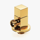 Toilet Angle Valve Water Heater Washing Machine Black Brass Triangle Valve Hot and Cold Water Switch Stop Valve
