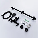 Shower Slide Bar with Handheld Shower Adjustable 304 Stainless Steel Shower Rail Set