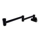 Cold Water Folding Kitchen Faucet | Wall Mounted Swivel Kitchen Taps | Double Handle Brass Kitchen Faucet 4 Colors