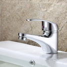 Small Solid Brass Single Handle Cold Water Basin Faucet | Single Hole Bathroom Sink Faucet | Lavatory Cold Water Basin Taps Chrome