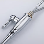 Brass Single Handle Pull Out Kitchen Faucet Multi-Function Sprayer Head 360 Degree Swivel Kitchen Sink Faucet