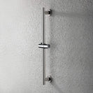 SUS304 Adjustable Shower Slide Bar Handheld Shower Rail Slide Bar Set Wall Mounted Round Style Shower Rail Set