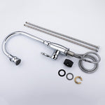 Brass Single Handle Pull Out Kitchen Faucet Multi-Function Sprayer Head 360 Degree Swivel Kitchen Sink Faucet