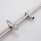 Bathroom Shower Column Set | SUS 304 Stainless Steel Bathroom Shower System | Wall Mounted Adjustable Triple Function Shower Faucet Brushed Nickel