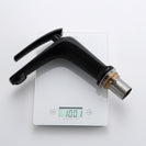 Single Handle Bathroom Faucet Lavatory Sink Faucets One Hole Faucet in Solid Brass