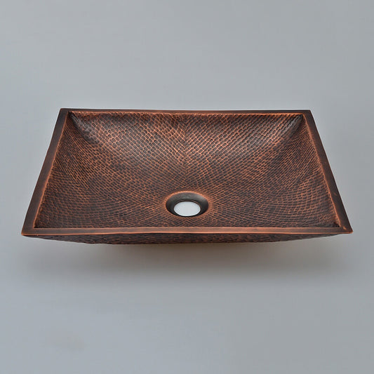 Antique Art Brass Sink | European-style Copper Basin | Wash Basin Vintage Model Hand-Made Copper Basin - WELQUEEN