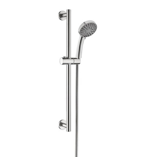 SUS304 Adjustable Shower Slide Bar | Handheld Shower Rail Slide Bar Set | Wall Mounted Round Style Shower Rail Set - WELQUEEN