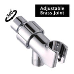 3 Function High Pressure Handheld Shower Head | Chrome Shower Head with Hose and Adjustable Bracket | Massage Spa Plastic Handheld Shower Head