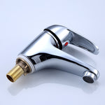 Small Solid Brass Single Handle Cold Water Basin Faucet | Single Hole Bathroom Sink Faucet | Lavatory Cold Water Basin Taps Chrome