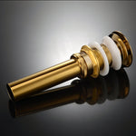 Brass Pop-up Sink Drain with Detachable Basket Stopper | Bathroom Faucet Vessel Vanity Sink Strainer(with overflow)
