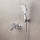 Dual Function Wall Mount Bathtub Faucet Brass Lavatory Bath Tub Mixer Taps Single Handle Bathtub Faucet