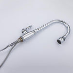 Brass Single Handle Pull Out Kitchen Faucet Multi-Function Sprayer Head 360 Degree Swivel Kitchen Sink Faucet