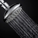 Shower Head | High Pressure Air-Injection Rainfall Adjustable Shower heads | Anti-Clog Rain Shower head Chrome