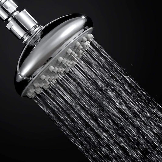 Shower Head | High Pressure Air-Injection Rainfall Adjustable Shower heads | Anti-Clog Rain Shower head Chrome - WELQUEEN