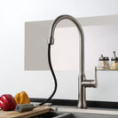 Single Handle Kitchen Faucet | Stainless Steel Pull Down Kitchen Sink Faucet | Spray Kitchen Faucet With Flexible Hose