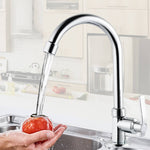 Brass Cold Water Kitchen Faucet | Commercial Tap Gooseneck Bar Faucet | Single Lever Chrome Top Rated Saving Water Taps
