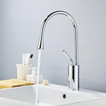 Basin Faucets Black Bathroom Faucet for Bathroom Basin Mixer Tall Taps Waterfall Mixer Single Hole Sink Faucet