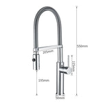 Kitchen Faucet Newly Design 360 Swivel Solid Brass Single Handle Mixer Sink Tap Chrome Hot and Cold Water Kitchen Faucet