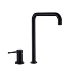Modern Style Kitchen Sink Faucet Tap Dual Holder Single Handle Fixed Basin Faucet Hot And Cold 2 Hole Kitchen Sink Mixer