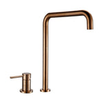 Modern Style Kitchen Sink Faucet Tap Dual Holder Single Handle Fixed Basin Faucet Hot And Cold 2 Hole Kitchen Sink Mixer