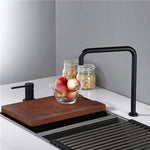 Modern Style Kitchen Sink Faucet Tap Dual Holder Single Handle Fixed Basin Faucet Hot And Cold 2 Hole Kitchen Sink Mixer